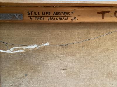  H Theodore Jr Hallman Still Life Abstract
