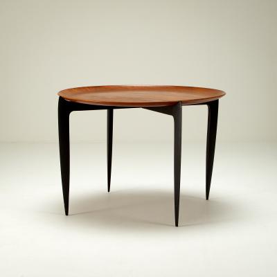  H Willumsen S A Engholm Teak Tray Table by Willumsen Engholm for Fritz Hansen Denmark 1950s