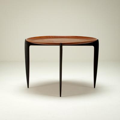  H Willumsen S A Engholm Teak Tray Table by Willumsen Engholm for Fritz Hansen Denmark 1950s
