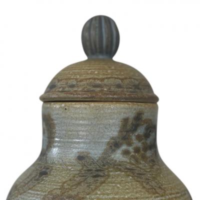  H gan s Art Deco Lidded Vase by Edgar B ckman for H gan s Keramik