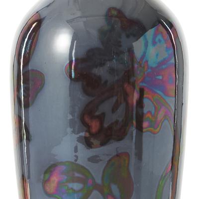  H gan s Art Deco Table Lamp in Luster Glazes by ke Holm for H gan s