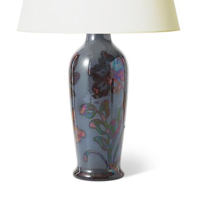  H gan s Art Deco Table Lamp in Luster Glazes by ke Holm for H gan s