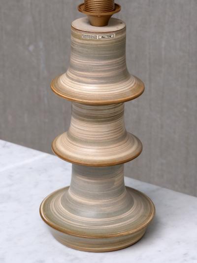  H gan s Keramik H gan s Glazed Ceramic Table Lamp Fagerhults Belysning Sweden 1960s