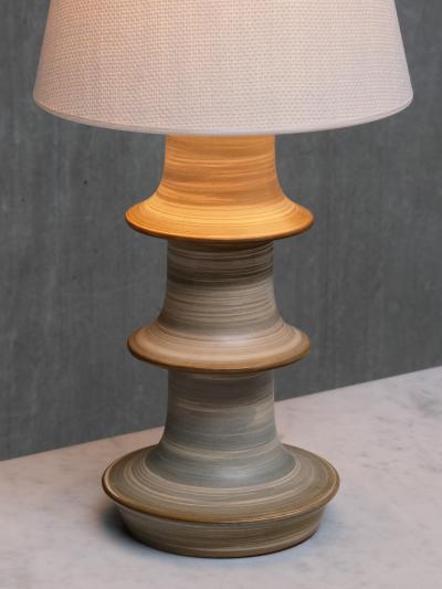  H gan s Keramik H gan s Glazed Ceramic Table Lamp Fagerhults Belysning Sweden 1960s