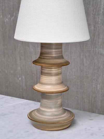  H gan s Keramik H gan s Glazed Ceramic Table Lamp Fagerhults Belysning Sweden 1960s