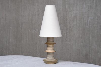  H gan s Keramik H gan s Glazed Ceramic Table Lamp Fagerhults Belysning Sweden 1960s