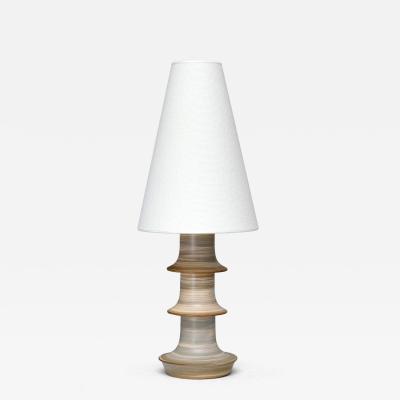  H gan s Keramik H gan s Glazed Ceramic Table Lamp Fagerhults Belysning Sweden 1960s