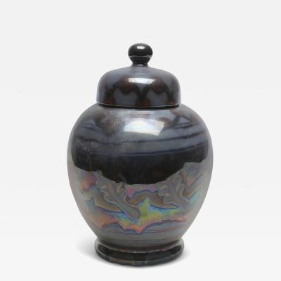  H gan s Keramik Lidded Urn by Edgar B ckman for H gan s