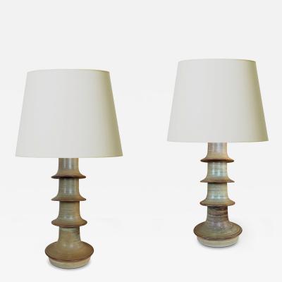  H gan s Keramik Pair of Table Lamps by H gan s Keramik