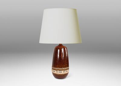  H gan s Keramik Pair of Table lamps by Yngve Blixt for H gan s