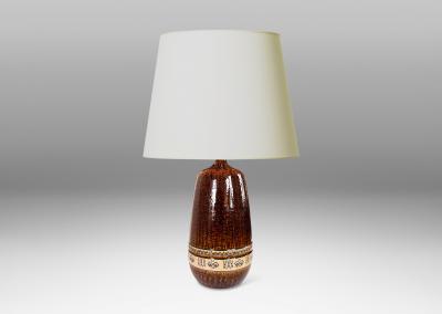 H gan s Keramik Pair of Table lamps by Yngve Blixt for H gan s