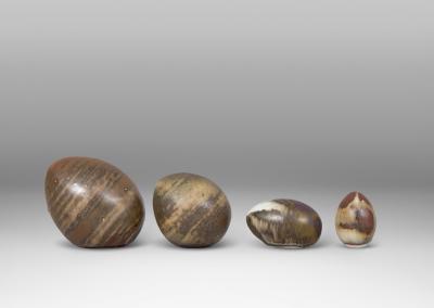  H gan s Keramik Set of Egg Objects by John Andersson for H gan s