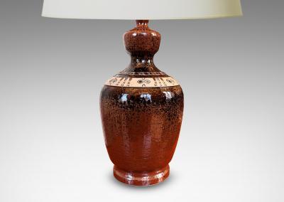  H gan s Keramik Table Lamp by Yngve Blixt for H gan s