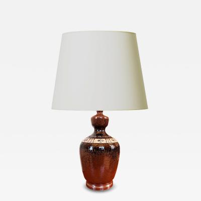  H gan s Keramik Table Lamp by Yngve Blixt for H gan s