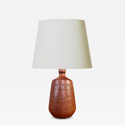  H gan s Keramik Table Lamp by Yngve Blixt for H gan s