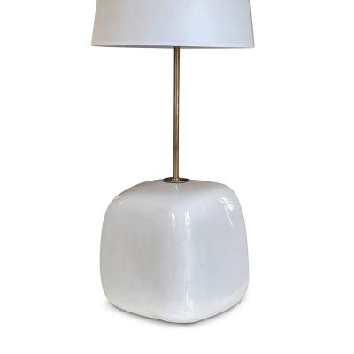  H gan s Mod Table Lamp in Gloss White by Hoganas
