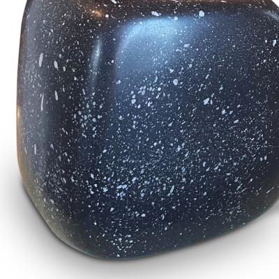  H gan s Table Lamp with Speckled Stone Like Base by Hoganas Keramik
