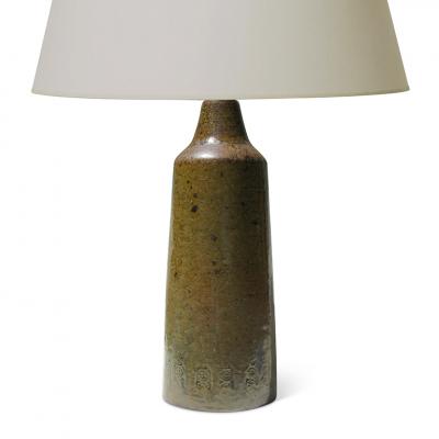  H gan s Tall Brutalist Style Table Lamp by Yngve Blix for H gan s