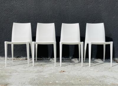  HELLER GALLERY Set of 4 Chairs by Mario Bellini for Heller