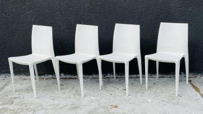  HELLER GALLERY Set of 4 Chairs by Mario Bellini for Heller