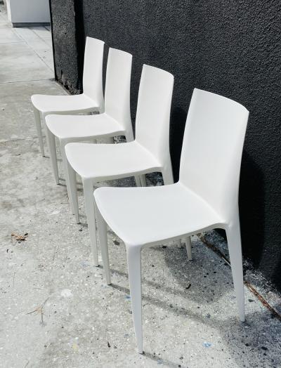  HELLER GALLERY Set of 4 Chairs by Mario Bellini for Heller