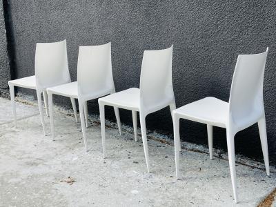  HELLER GALLERY Set of 4 Chairs by Mario Bellini for Heller