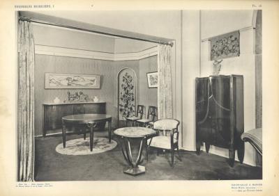  HENRI RAPIN Henri Rapin 1925 Paris Exposition model cabinet