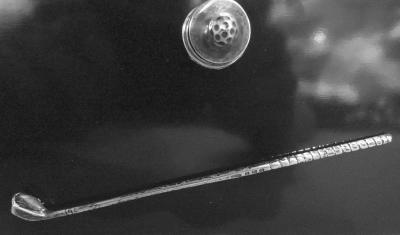  HJ Cooper Co Ltd English Modern Wood Box with Sterling Silver Golf Club Ball 1927