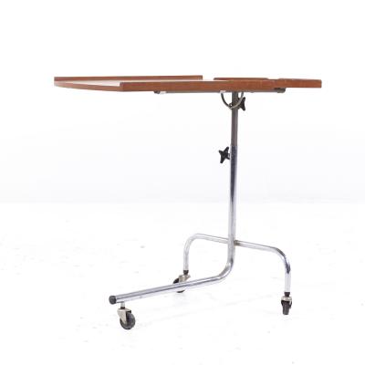  HMN HMN Mid Century Danish Teak Adjustable Tray Table