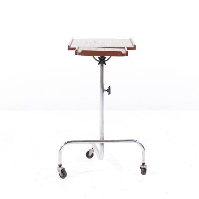  HMN HMN Mid Century Danish Teak Adjustable Tray Table