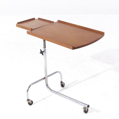  HMN HMN Mid Century Danish Teak Adjustable Tray Table