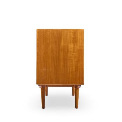  HP Hansen HP Hansen Style Mid Century Danish Teak Credenza and Hutch