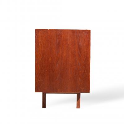  HP Hansen HP Hansen Style Mid Century Danish Teak and Brass Credenza