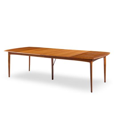  HW Klein H W Klein for Bramin M bler Danish Teak Expanding Dining Table with 2 Leaves