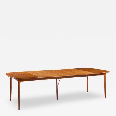  HW Klein H W Klein for Bramin M bler Danish Teak Expanding Dining Table with 2 Leaves