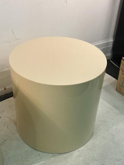  Habitat MODERN PAIR OF DRUM TABLES BY TERRENCE CONRAN FOR HABITAT