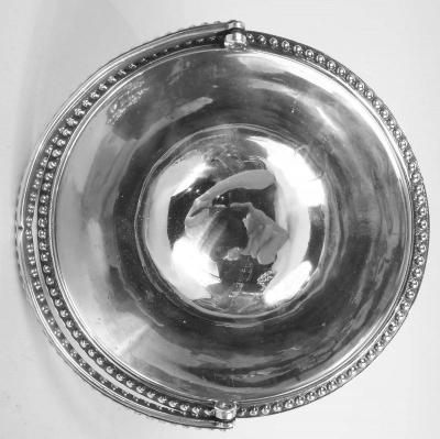  Haddock Boston Classical Coin Silver Basket by Haddock Lincoln Foss