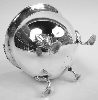  Haddock Boston Classical Coin Silver Basket by Haddock Lincoln Foss