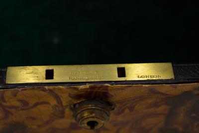  Halstaff and Hannaford English Victorian Decoupaged Horse Jewelry Box