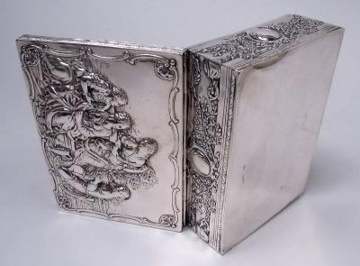 Hanau Antique German Hanau Neoclassical Silver Box