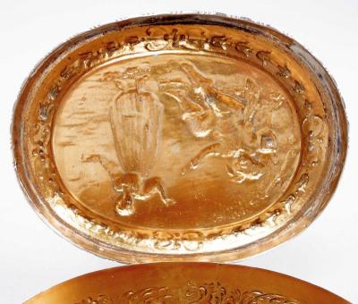  Hanau Antique German Hanau Rococo Silver Box