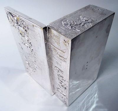  Hanau Antique German Hanau Silver Box with Scenes of Rustic Idyll