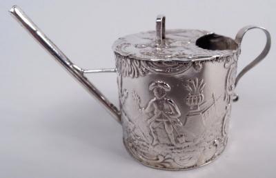  Hanau German Silver Watering Can Ornament with Metaphorical Potential