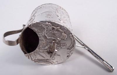  Hanau German Silver Watering Can Ornament with Metaphorical Potential