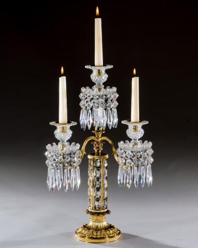  Hancock Rixon A FINE PAIR OF REGENCY CANDELABRA BY HANCOCK AND RIXION