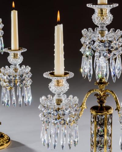  Hancock Rixon A FINE PAIR OF REGENCY CANDELABRA BY HANCOCK AND RIXION