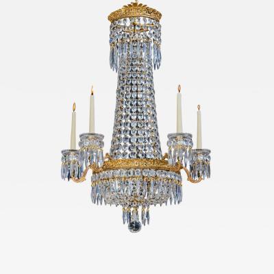  Hancock Rixon A SMALL REGENCY CHANDELIER BY HANCOCK RIXON