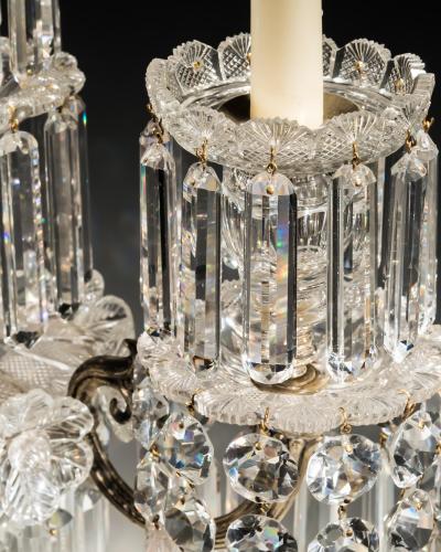  Hancock Rixon AN ELABORATE REGENCY THREE LIGHT CANDELABRA ATTRIBUTED TO HANCOCK RIXION