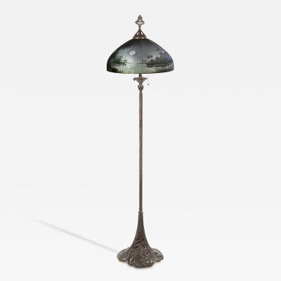  Handel Co Handel Peacock Floor Lamp
