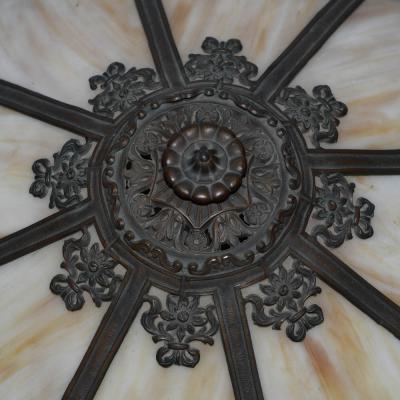  Handel Co Handel Style Panal Lamp Shade With Matching Base